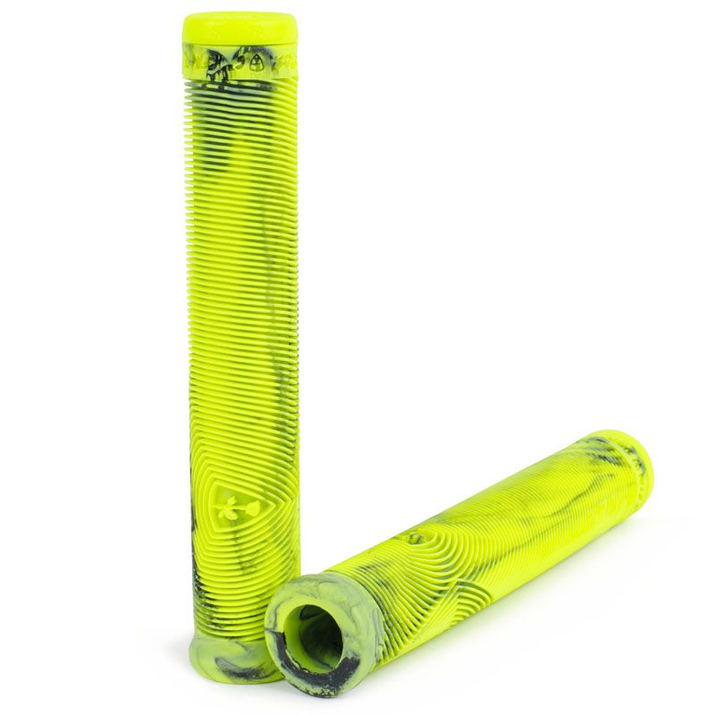 yellow bmx grips