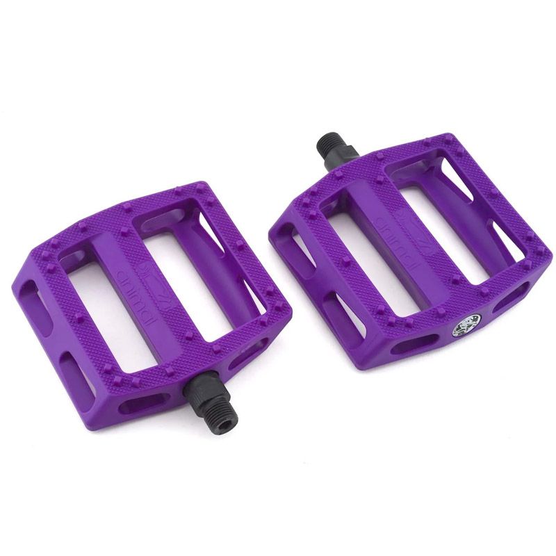 purple bmx pedals