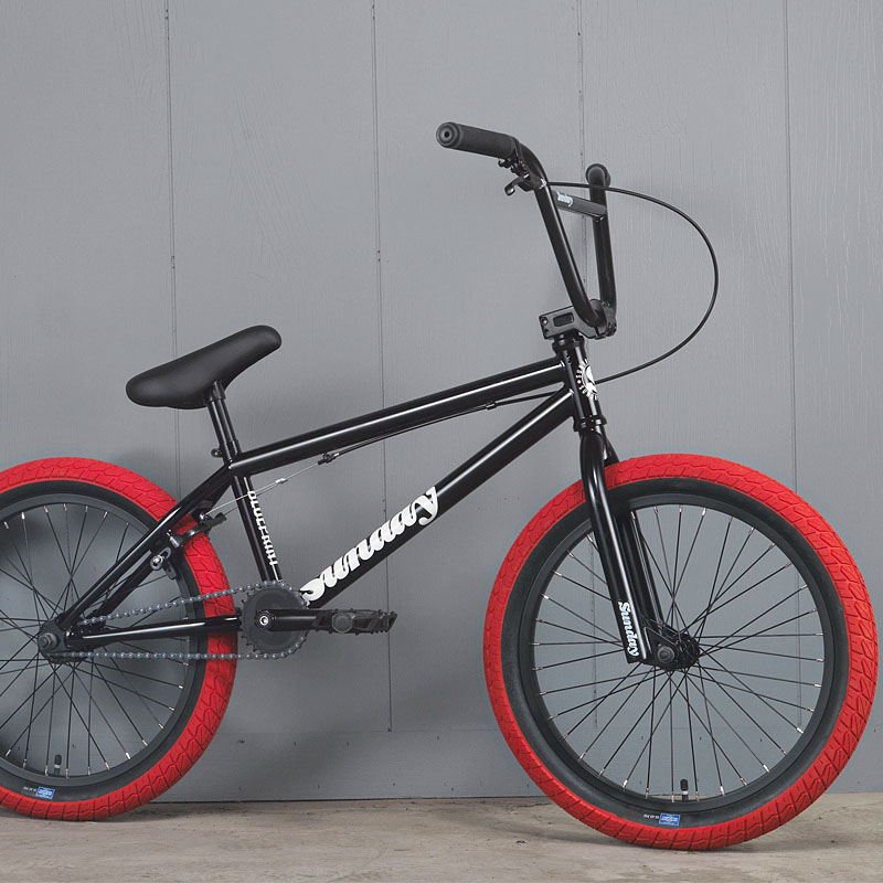 red and black bmx