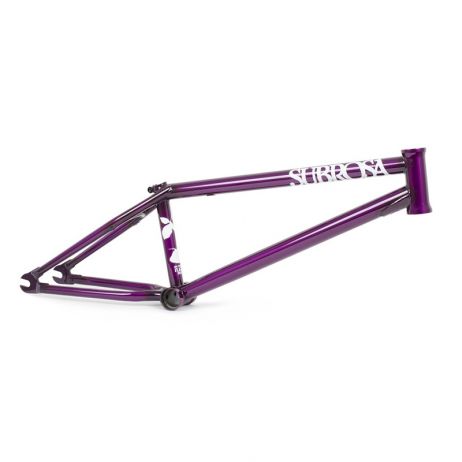 purple bmx frame