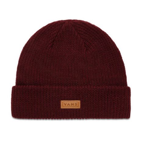 vans burgundy beanie