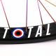 REAR WHEEL TOTAL BMX TECHFIRE CHROME / OIL SLICK SDS SYSTEM