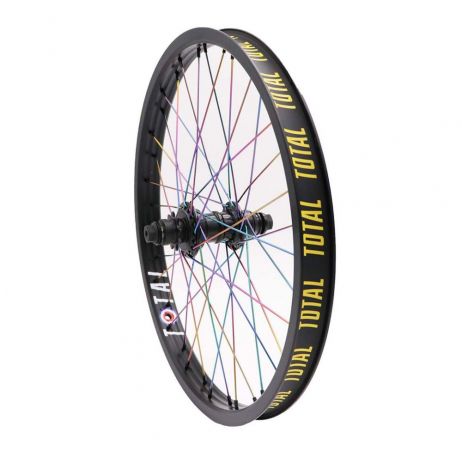 REAR WHEEL TOTAL BMX TECHFIRE BLACK / OIL SLICK SDS SYSTEM