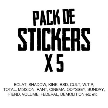 PACK DE 5 STICKERS MIX 