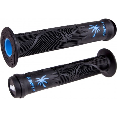 BMX GRIPS ODI HUCKER FLANGE BLACK / BLUE