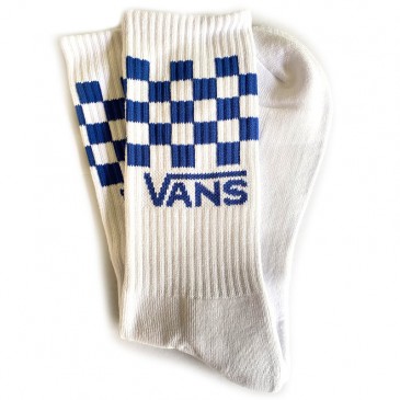 PAIRE DE CHAUSSETTES VANS DAMIER BLEU