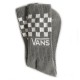 VANS GREY SOCKS WHITE CHECKERBOARD