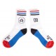 PAIRE DE CHAUSSETTES ECLAT "08" BLANCHES