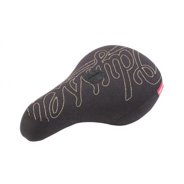 SELLE BMX PIVOTAL ODYSSEY BIG STITCH FAT BLACK / GOLD