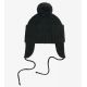 BEANIE VANS EARFLAP POM DARK GREEN