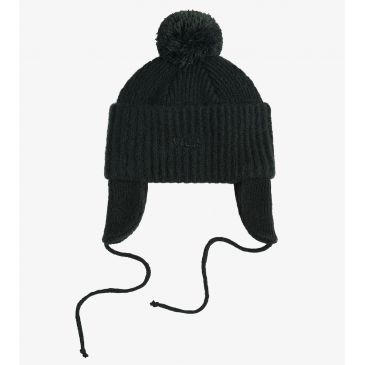 BONNET VANS EARFLAP POM DARK GREEN