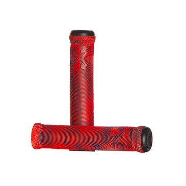 BMX GRIPS DEMOLITION AXES RED BLUE MARBLE