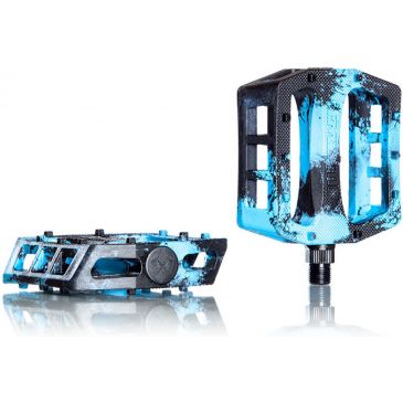 BMX PEDALS DEMOLITION TROOPER BLACK / BLUE