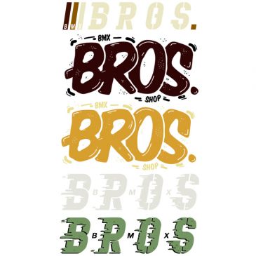 BROS STICKERS X5