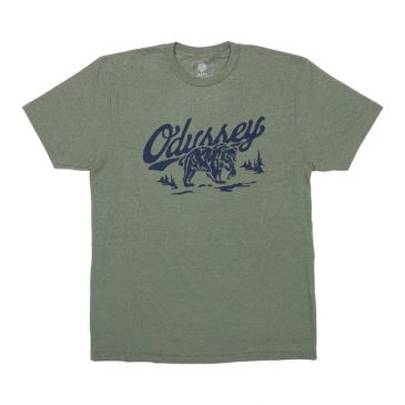 TEESHIRT ODYSSEY BMX ROAM OLIVE NAVY