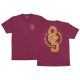 TEESHIRT ODYSSEY BMX ATHENS BURGUNDY 