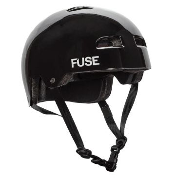 CASQUE FUSE BMX ICON ALPHA GLOSS BLACK