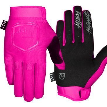 BMX GLOVES FIST PINK STOCKER