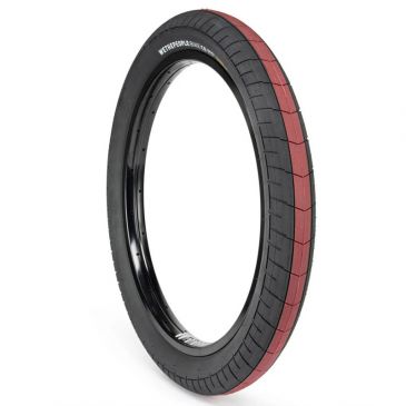 BMX TIRE WTP ACTIVATE 100 PSI BLACK RED STRIPE