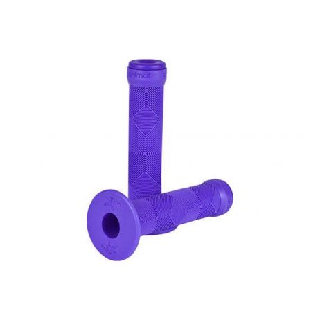 BMX GRIPS ANIMAL EDWIN DELAROSA V2 WITH FLANGE PURPLE